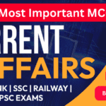 Current Affairs MCQs