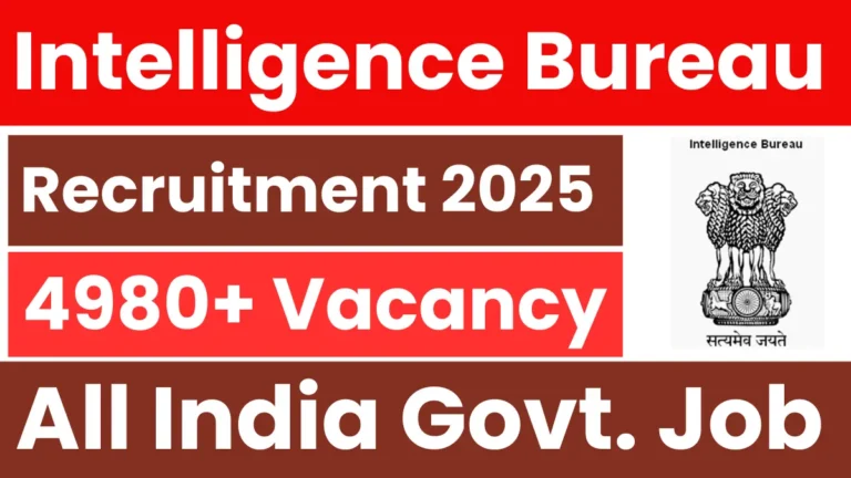 IB Recruitment 2025: