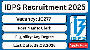 IBPS Clerk Recruitment 2025
